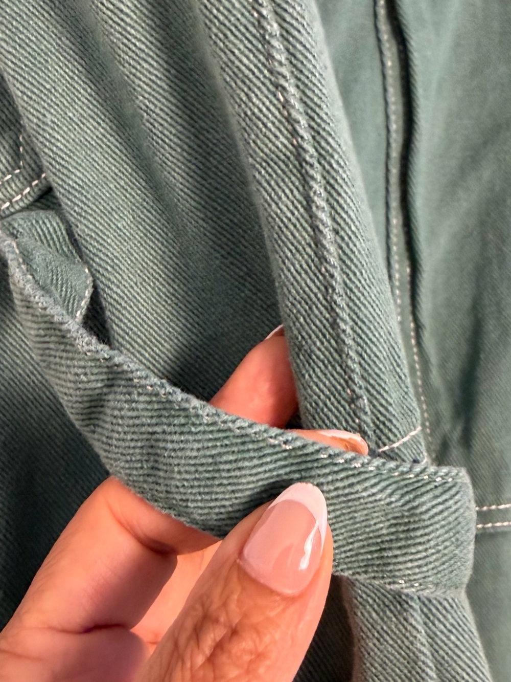 Lioness Teal Wide-Leg Utility Pants - Picture 9 of 11
